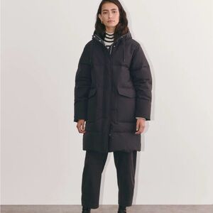 Everlane Black The Long Puffer Size S